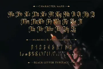 Bleeding Vampire - Blackletter Typeface font