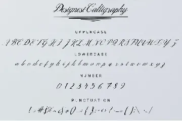 Designest Calligraphy font