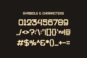 Bodems font