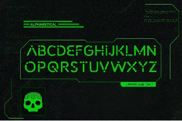 Harmos - Techno Sci-fi Font