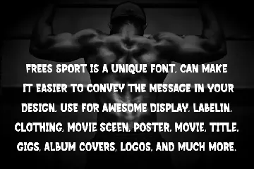 FREES SPORT - Sport Font