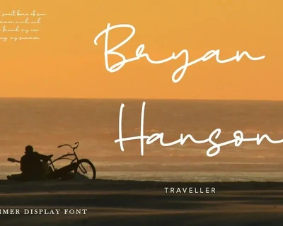 Paradise Sunshine - Summer Display Font