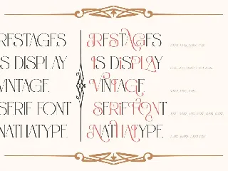 Restages font