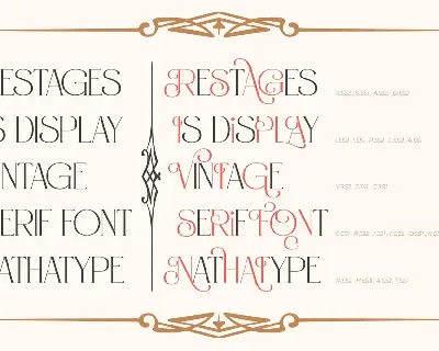 Restages font