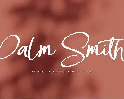 Palm Smith font