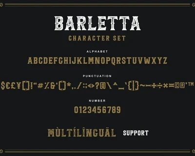 Barletta - Vintage Serif Font