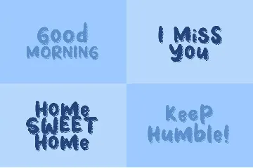 Fresh Blueberry font