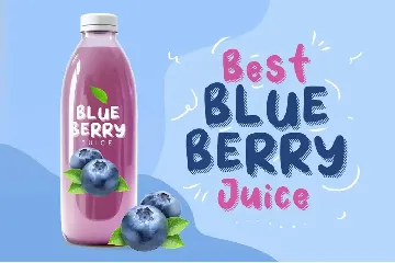 Fresh Blueberry font