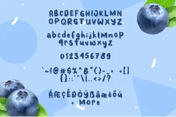 Fresh Blueberry font