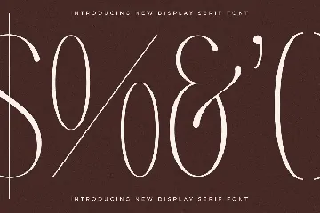 Qalderon New Display Serif font