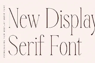 Qalderon New Display Serif font