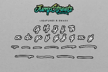 Jump Streets - Brush Script Font