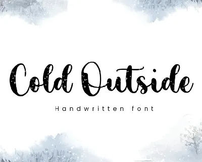 Cold Outside font