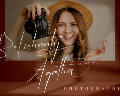 Victory Landera Signature font