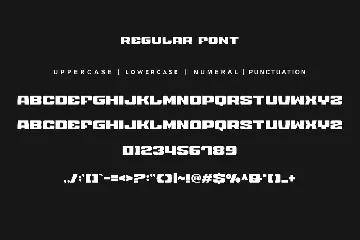 Rexak - Futuristic Font