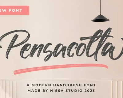 Pensacotta - Brush Font