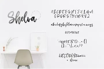 Shelva Script font