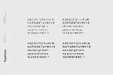 Article Round - A Geometric Typeface font