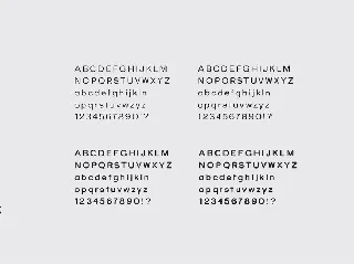 Article Round - A Geometric Typeface font