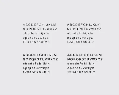 Article Round - A Geometric Typeface font