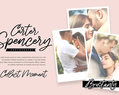 Bustanty | Monoline Handwriting Script Font