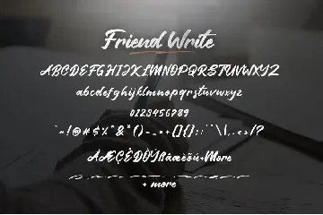 Friend Write font