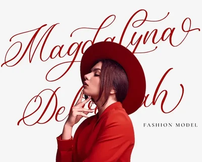 Delphanium - Romantic Calligraphy Font