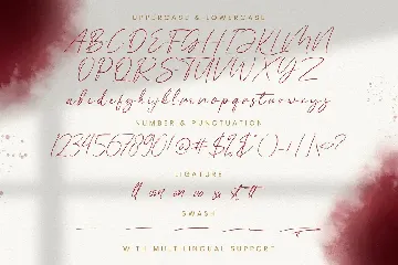 Saling Cinta - Handwritten Font