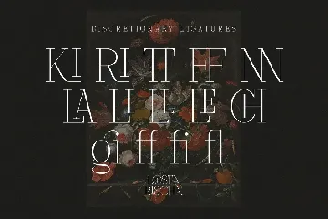 Losta Riecha - Stylish Ligature Serif font