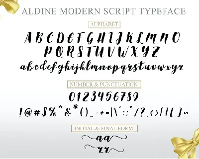 Aldine Script font