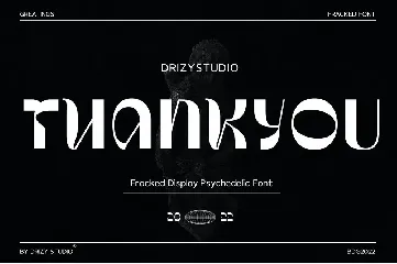 Fracked â€“ Psychedelic Vintage Font