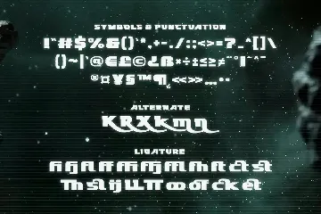 Last Mission â€“ Space Futuristic Font