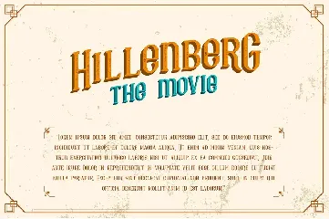 Hillenberg font