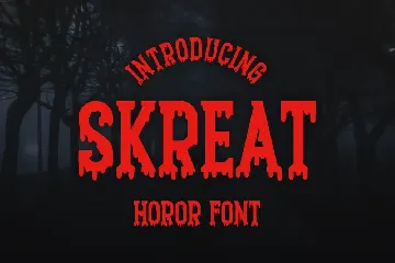 Skreat font