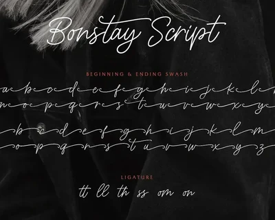 Bonstay - A Monoline Script Font