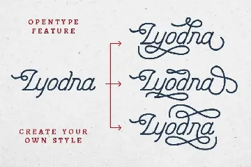 Lyodra - Modern Vintage Script font