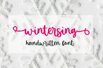 Wintersing font