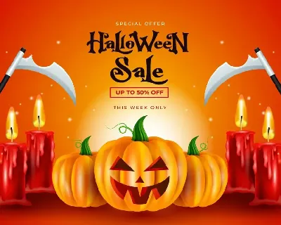 Hallo WitchZ - Halloween Display Font