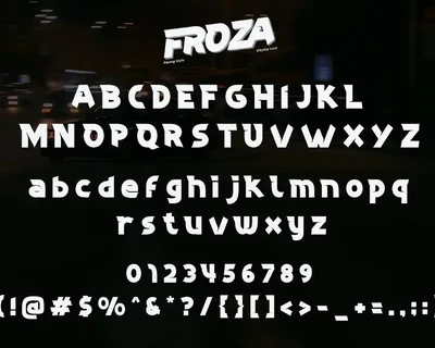 Froza font