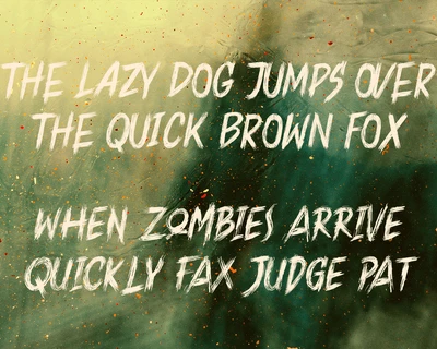 Jacksonville Hand Brush font