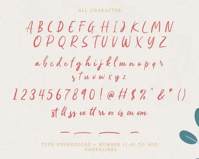 Saint Capital - Handwritten Script font