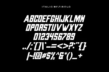 ItalicMezibold-Italic - mezibold font