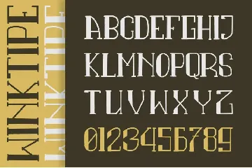 Winktipe font