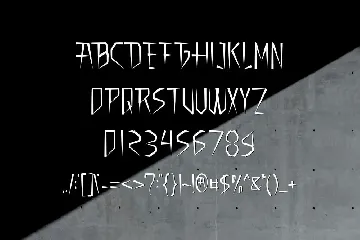 Scrembeet font