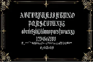 Stunegart blackletter font