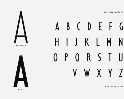 BRATHERS - Minimalist Elegant Font