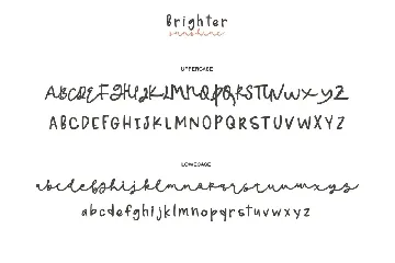 Brighter Sunshine| Quotable Font Duo