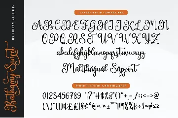 Bathamy Sweet - Modern Calligraphy Script font