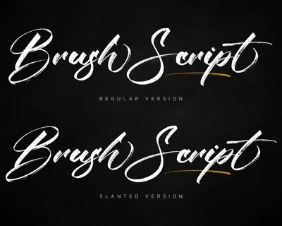 The Romantica - Handbrush Script font