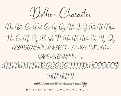 Dollie font
